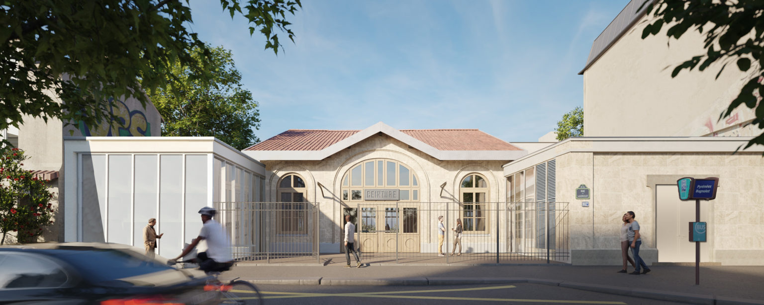 Renaissance - Les Architectes - Projet - Réhabilitation de l'anciennce gare Charonne-Voyageurs